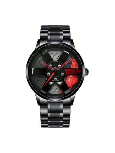 Men’s 3D Car Wheel Watch